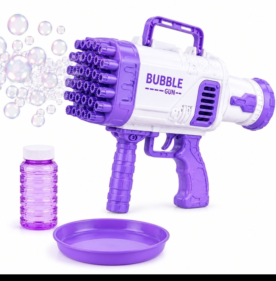 32 HOLE BUBBLE MAKER MACHINE TOY FOR KIDS Water Gun-image-9