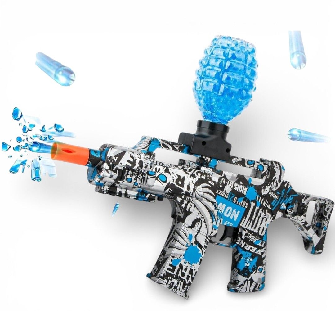 Electric Water Bomb Gun Toy for Outdoor Activities, Rechargeable Gun Toy Water Gun