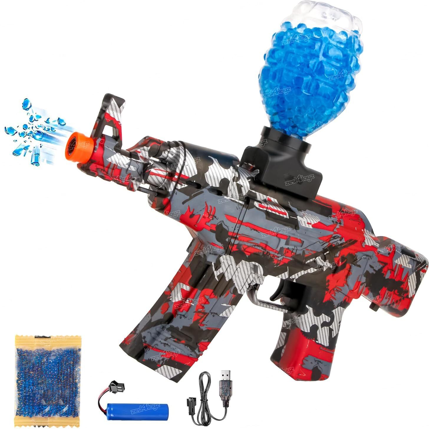 Small Balls Water Toy Gun for Outdoor Activities Shooting Time-Eco-Friendly Water Gun-image-42