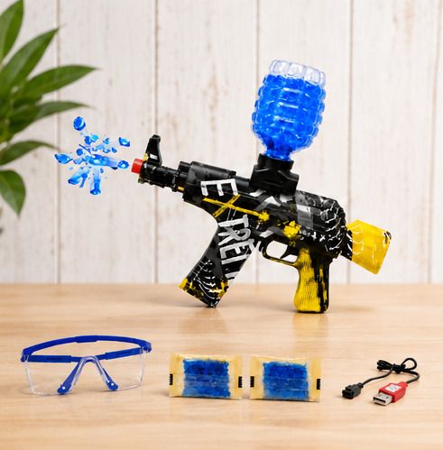 Premium Electric Gel Ball Blaster Set with Battery, Hopper & Safety Gear Water Gun-image-23