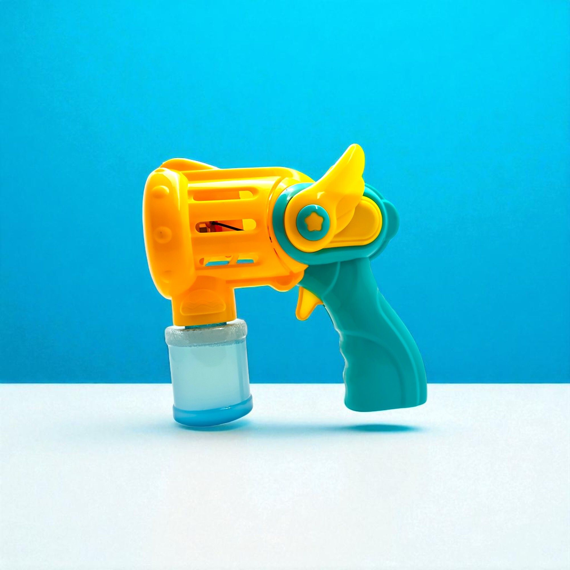 the flyer's bay Magic Bubble Rechargeable Bubble Gun Toy for Kids with 2 Bubble Solution Bottles Water Gun-picture-47
