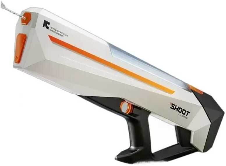 Rechargeable Cyberpunk Water Gun | High-Pressure Water Blaster Long Battery Life Water Gun