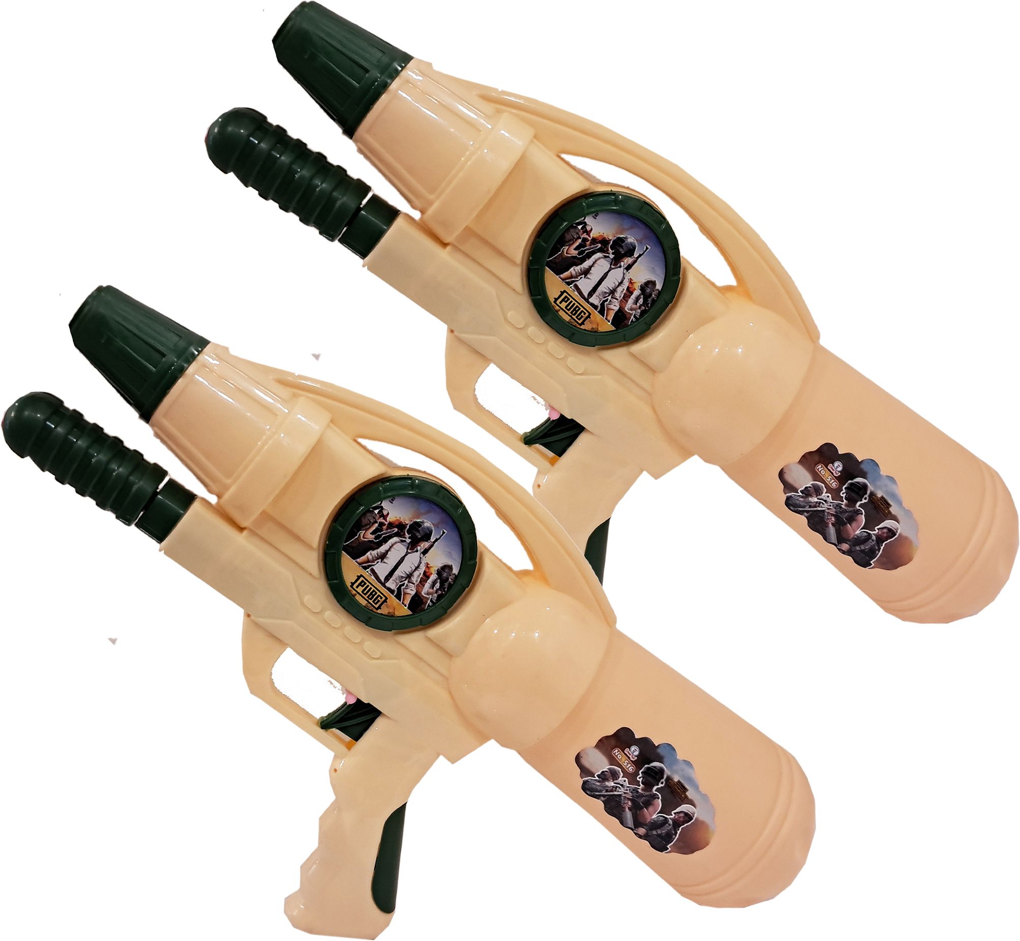brown leaf High Pressure Long Water Gun Toy Pichkari for Kids Holi Party Fun(2 Pichkari) Water Gun-picture-35