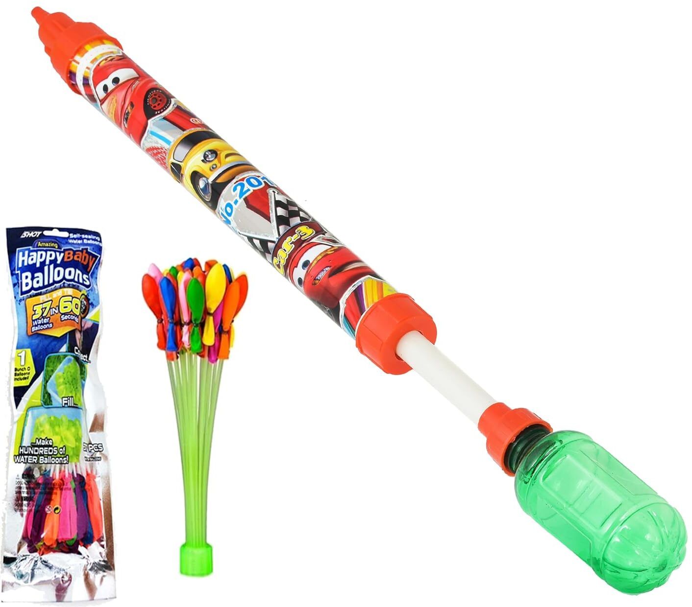 (1 Pichkari + 1 Magic Balloon)for Kids Holi Festival & Summer Pool Party Fun Water Gun-image-21