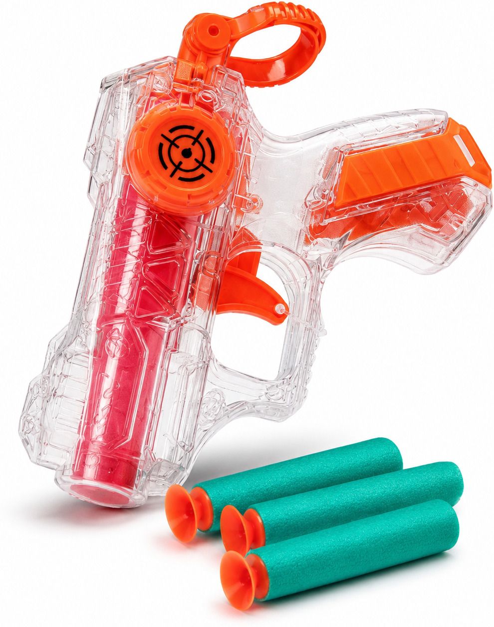 Mini Foam Dart Blaster Gun Toy with 4 Soft Foam Suction Darts Guns & Darts-image-10