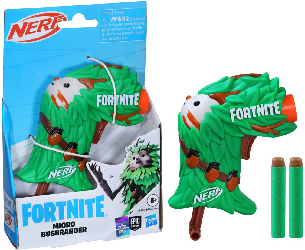 hasbro Nerf Fortnite Micro Bushranger Mini Dart-Firing Blaster Guns & Darts-picture-37