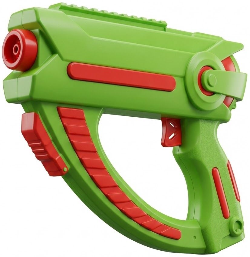Durable Green Futuristic Toy Gun Blaster for Kids Outdoor Games Water Gun-image-36