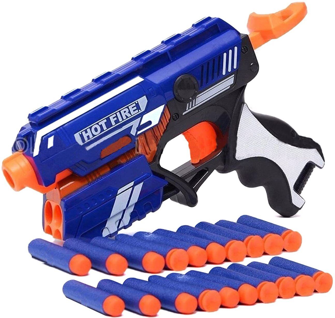 Hot Fire Blaze Storm Foam Blaster Toy Gun with 10 Extra Bullets, Guns & Darts Target Shooting Role Play Gun Guns & Darts Guns & Darts-image-10