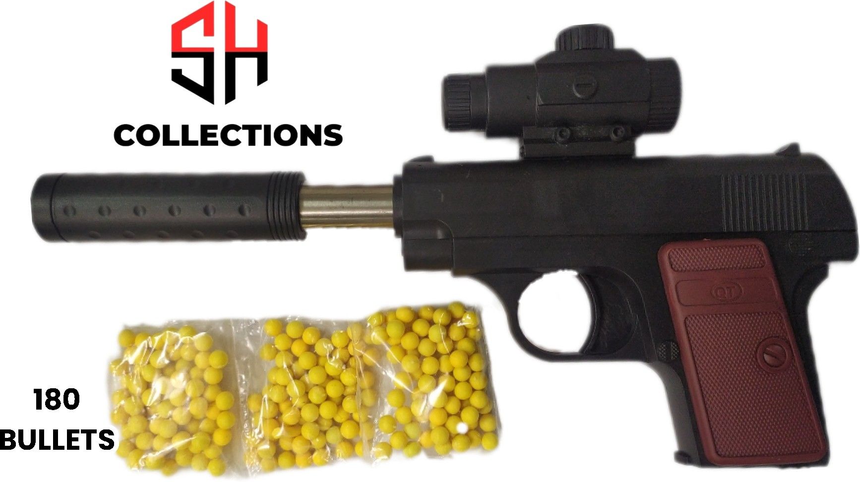Mouser PUBG Gun With SUPPRESSOR Guns & Darts-image-10