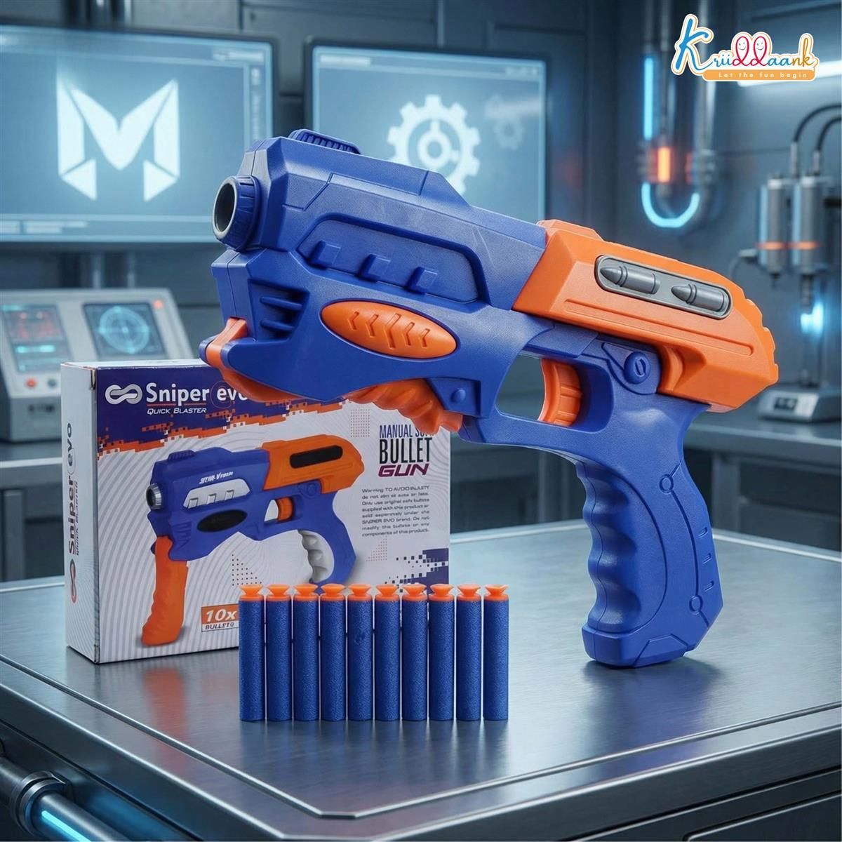 kriiddaank Rapid-Fire Hurcan Gun Tactical Gun, Power Shot Blaster, for Action Lovers - So Guns & Darts-picture-35
