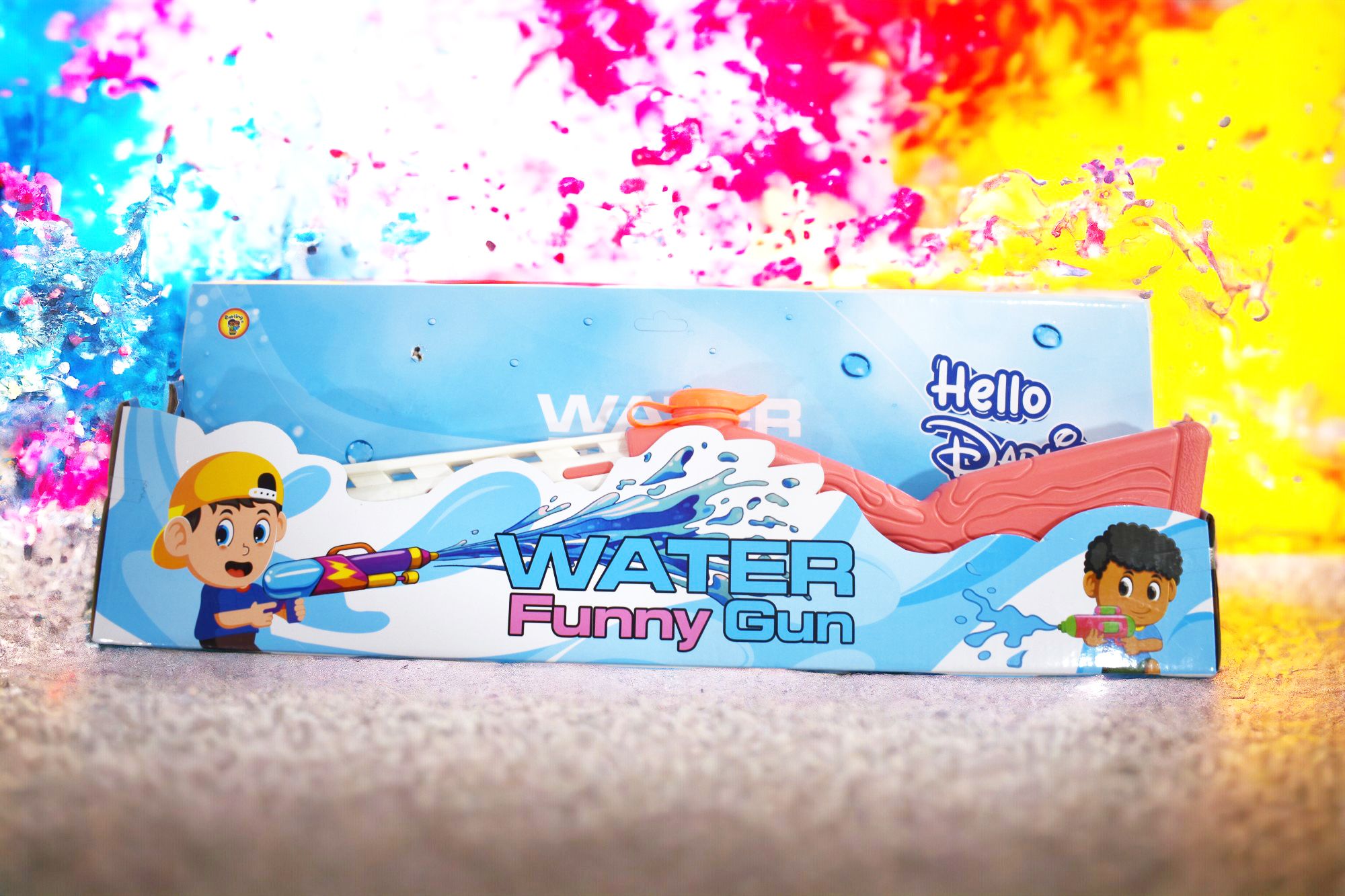 Colorful Holi Pichkri | Light Weight Holi Water Toy Gun Water Gun-image-27