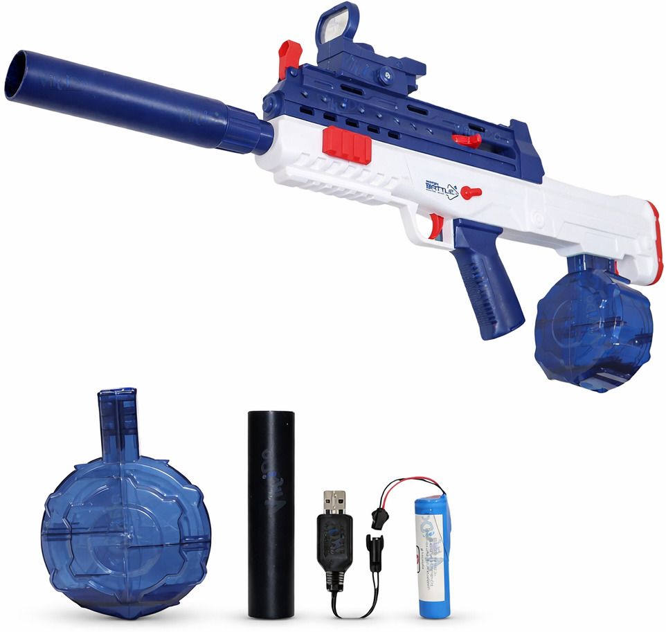 Electric Automatic Water Gun for Holi 95 Style Rifle, 25–32 Ft Range Water Gun