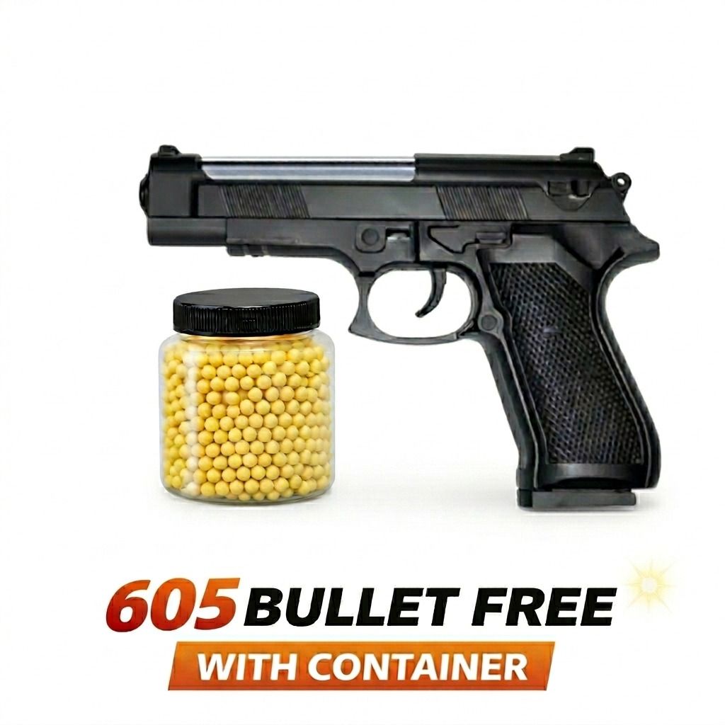 abhi Mouser Gun with 605 Bullet and Conatiner Guns & Darts-picture-26