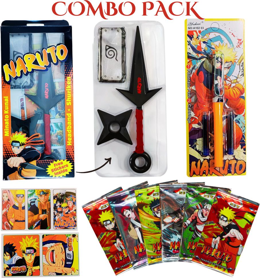 Naruto Kunai Shuriken Headband Fountain Pen Ninja Gears-image-12