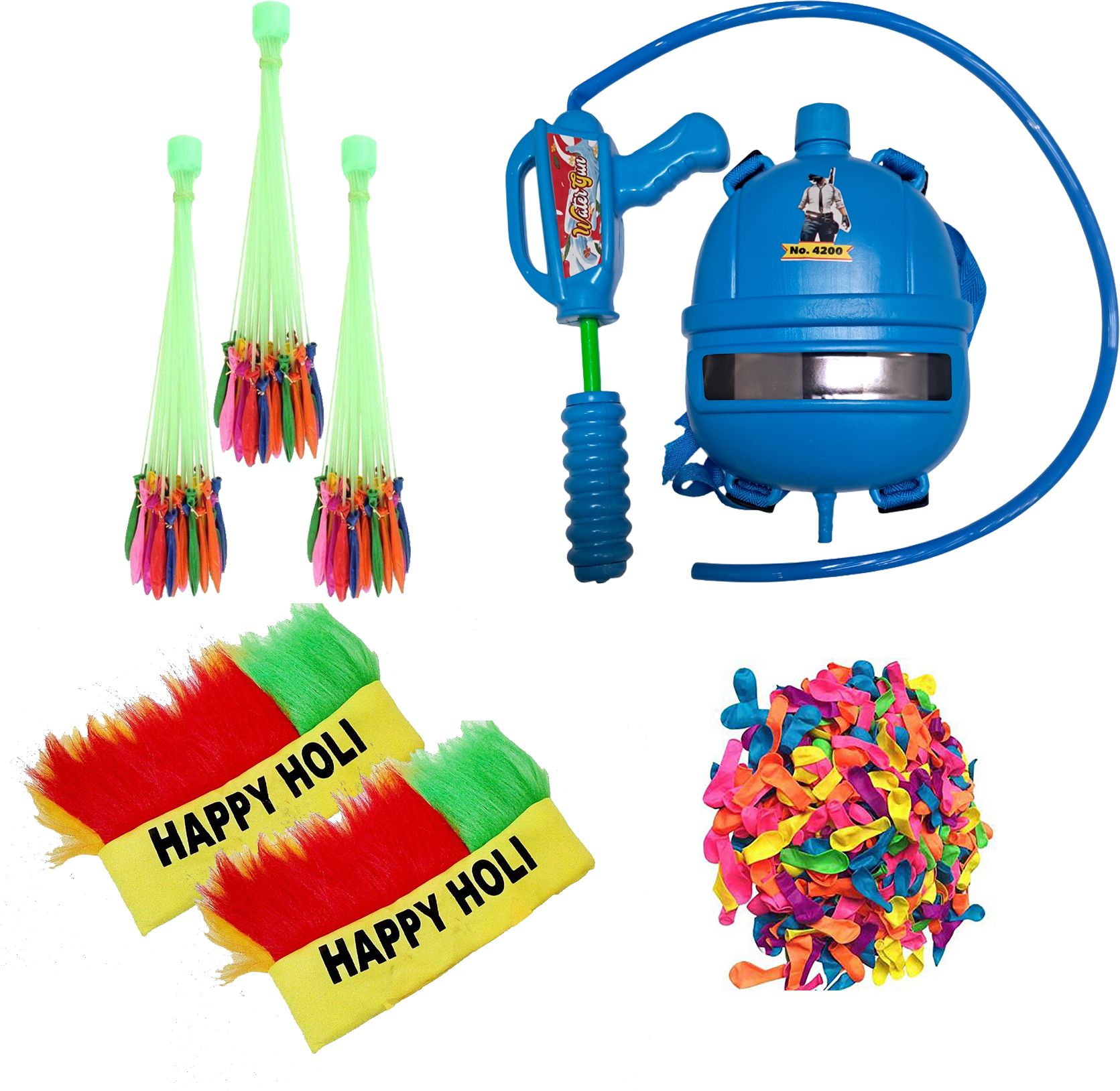 High Pressure Tank Pichkari Water Gun For Holi Party Celebration Water Gun-image-28