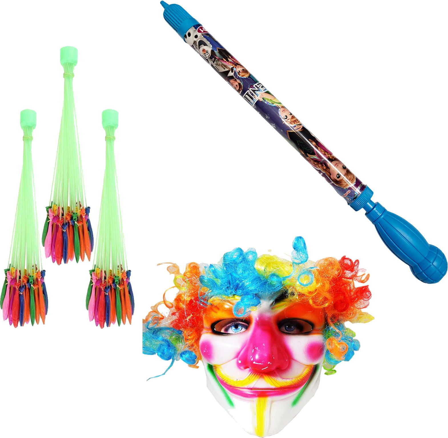 brown leaf Blue Pipe Pichkari High Presdsure Water Gun For Holi Celebration Water Gun-picture-11