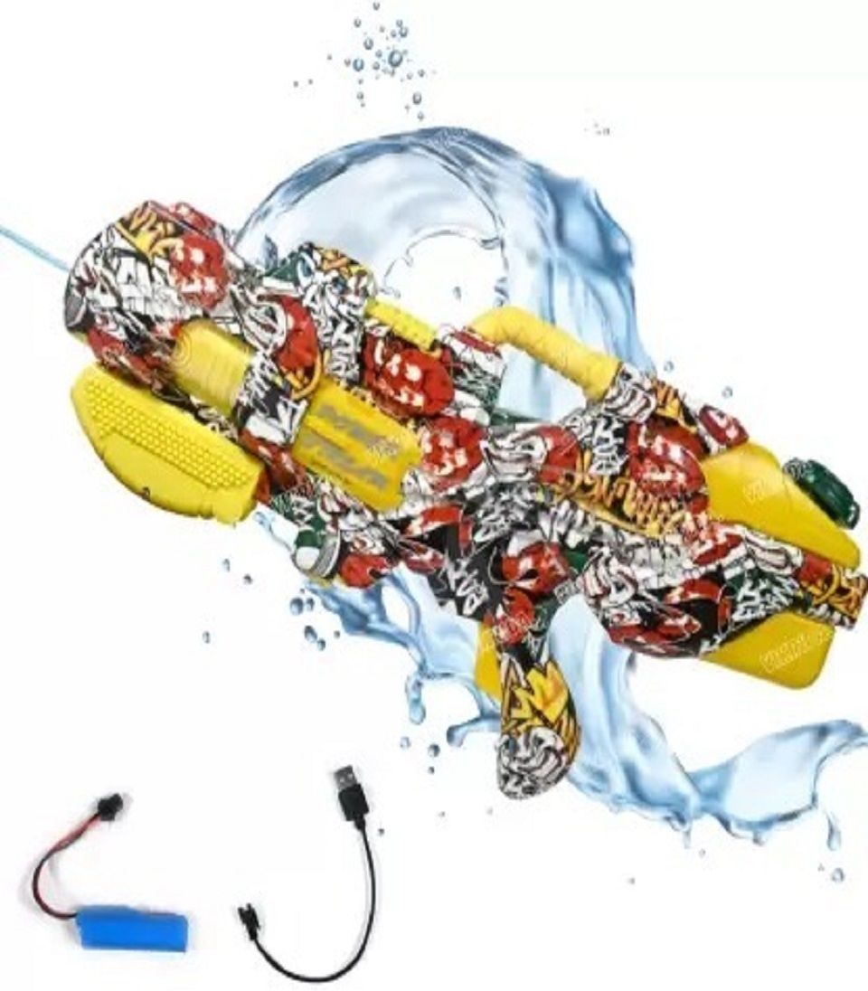 Military Electric Water Gun Toy -Range 20-40ft Water Guns Guns & Darts Water Gun-image-9