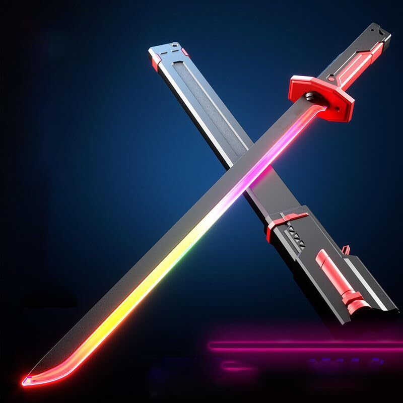 offspring toys Rechargeable LED Light Up Mist Spray Sword with Sound Effects for Kids Maces & Swords-picture-17