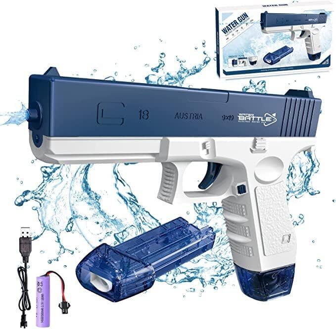 star impex High Pressure Electric Water gun 32 Feet Range with Rechargeable Battery Water Gun-picture-19