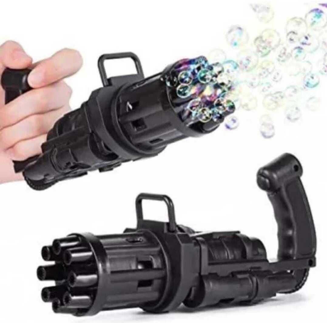 Latest Gatling Liquid Premium Electric Bubble Gun For Your Kids Play And Gift Water Gun