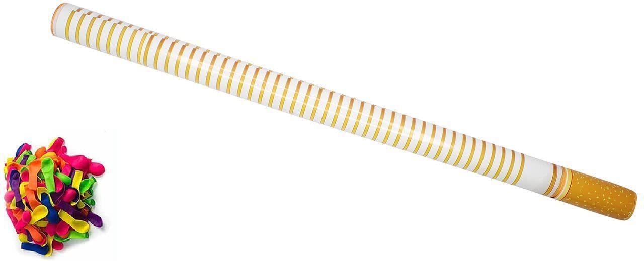 Water Gun Toy 21 inch Long Pichkari for Kids Festival Fun with 50 Balloons Water Gun-image-46