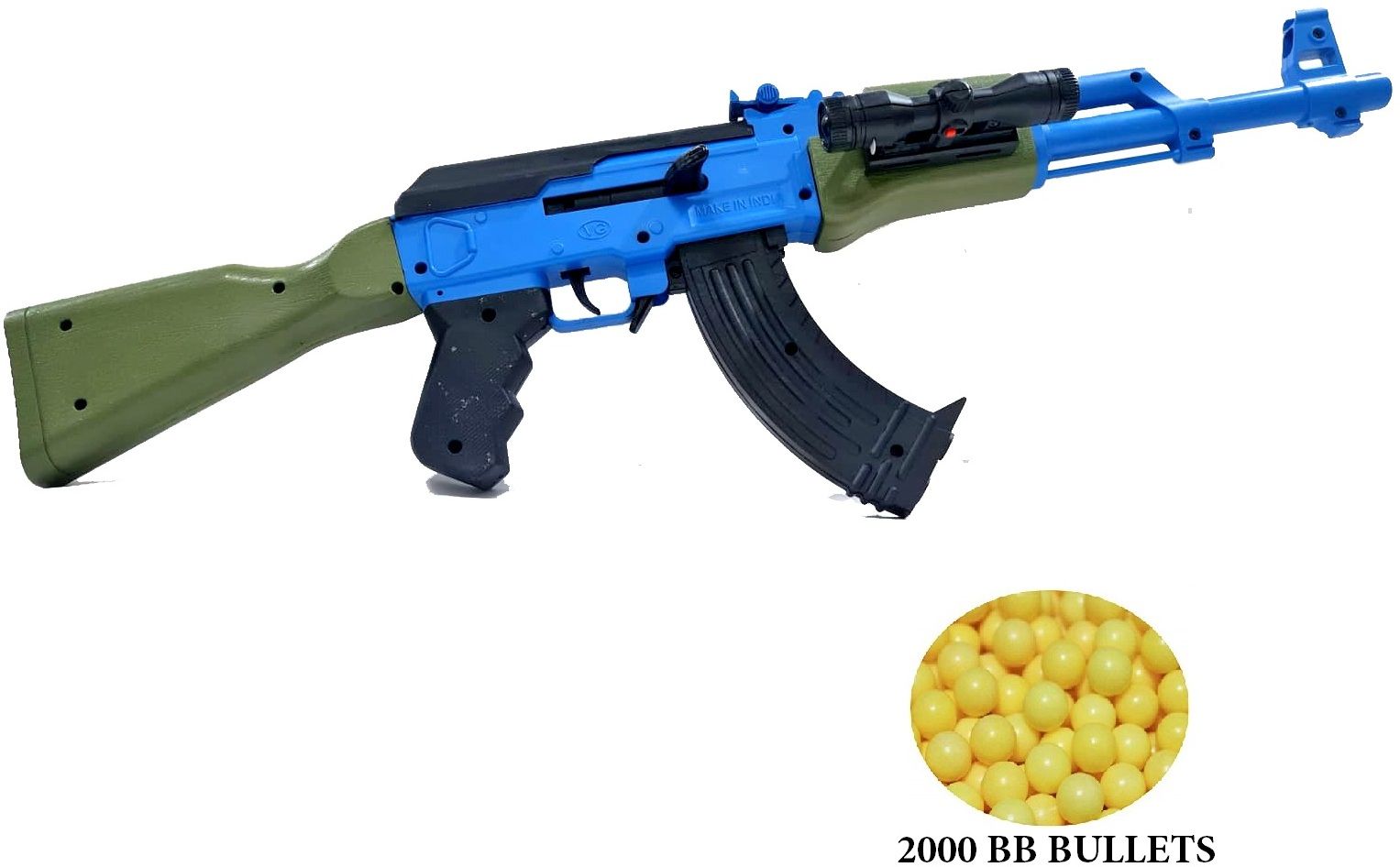 Airsoft Gun AK47 Gun AK 47 PUBG BB Bullet Gun AK-47 + 2000 Plastic BB Bullets Guns & Darts-image-19