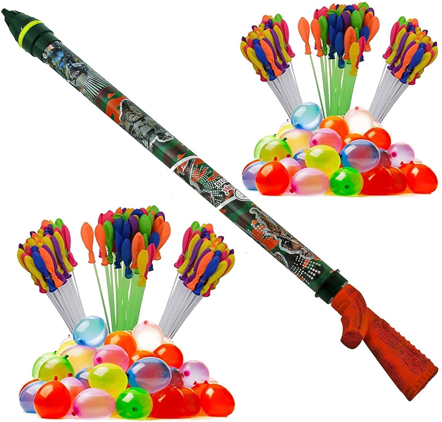 (1 Pichkari +6 Magic Balloons)for Kids Holi & Pool Party Fun & Enjoy Water Gun-image-9
