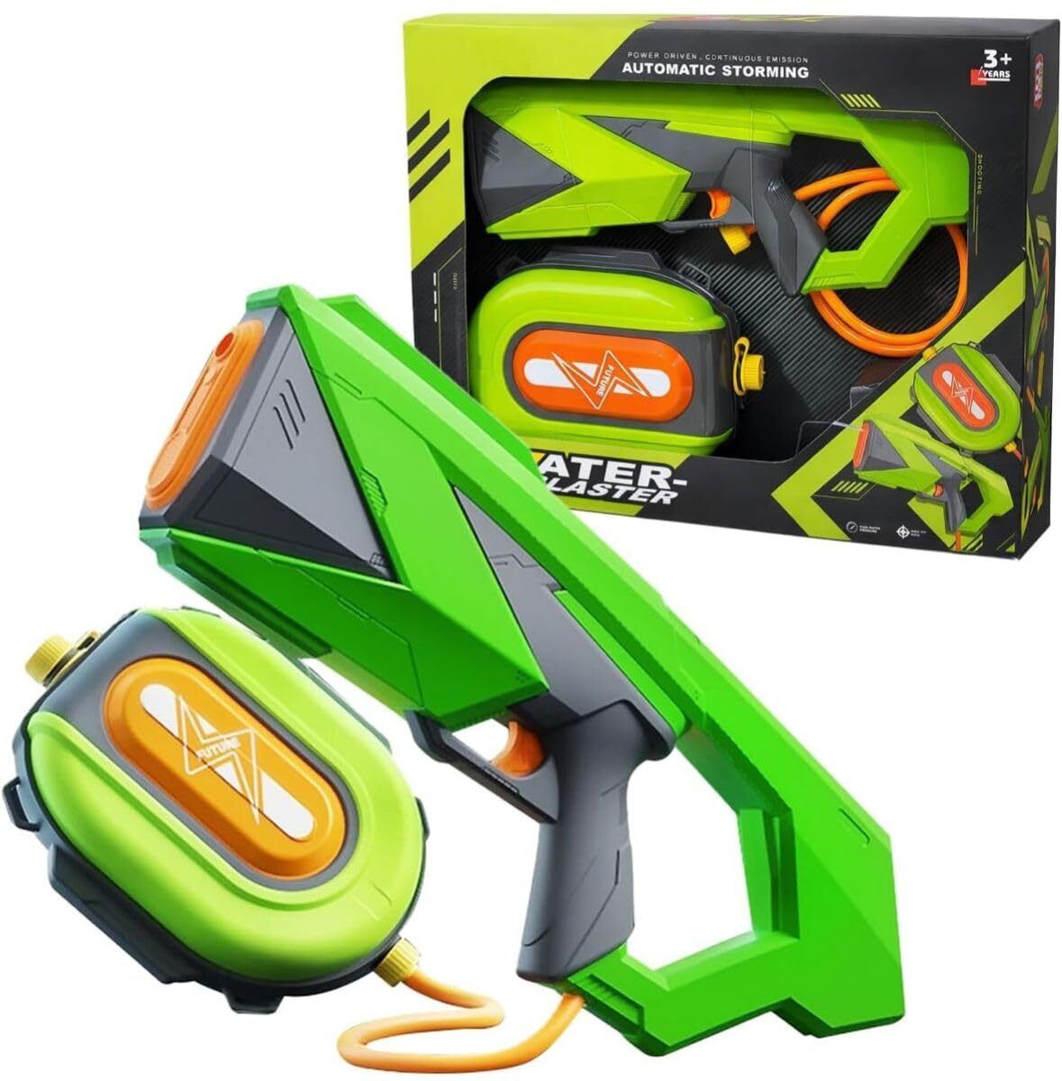 Backpack Electric Water Gun with Rechargeable Battery, Powerful Water Water Gun-image-47