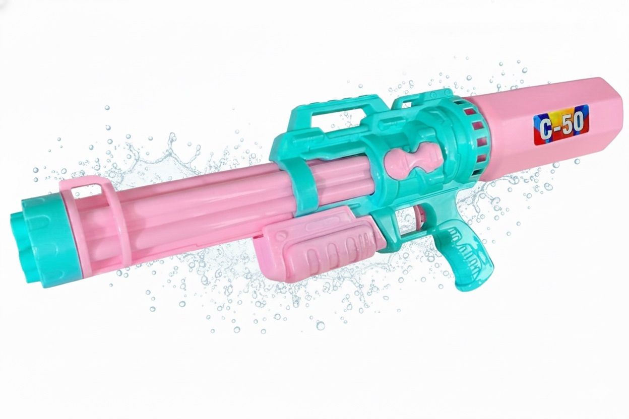 C-50 Huge Gatling Water Gun with 500ml Tank, High Pressure Pump Action Water Gun-image-22