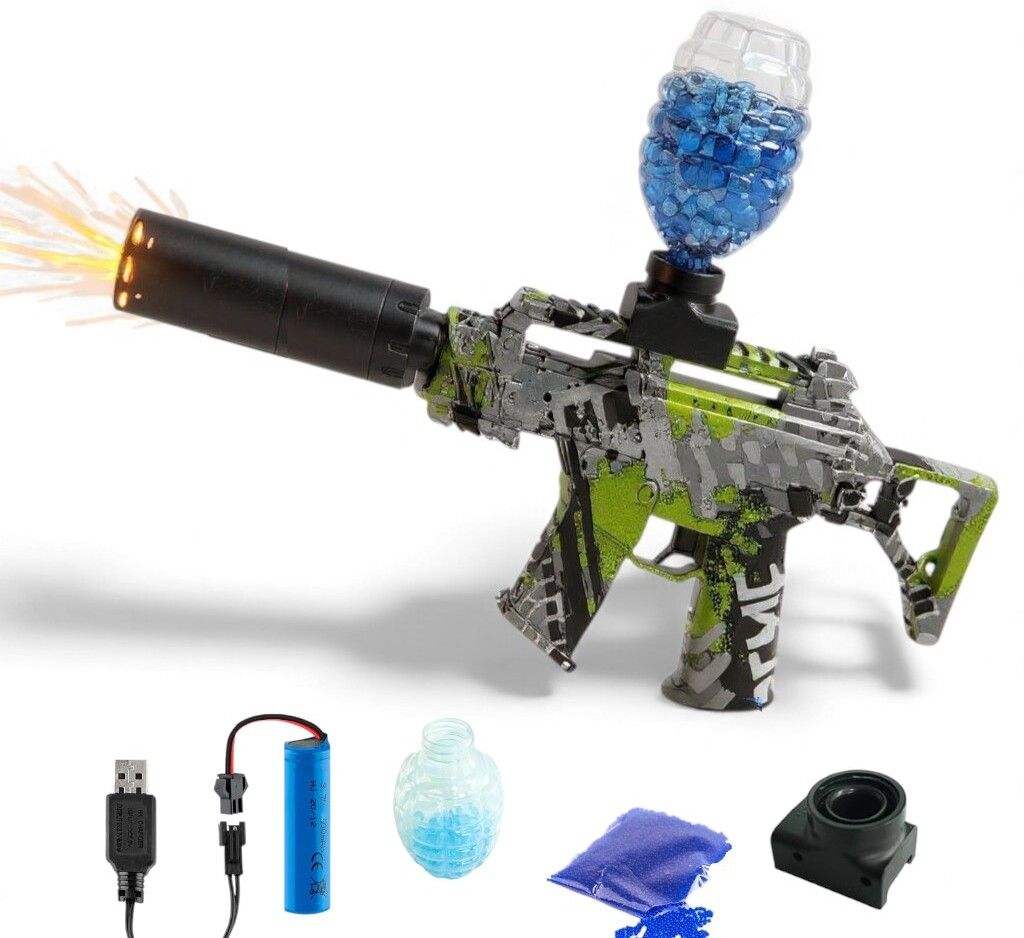 Electric Gel Blaster Gun for Kids | Rechargeable, Safe Water Beads Toy Water Gun