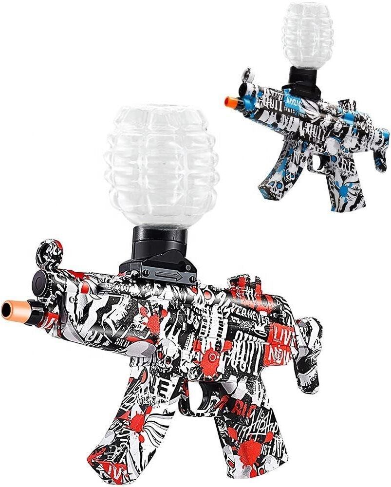 Clock Pistol Water Bullet Gun Toy for Kids, Automatic Soft Bullet Mchine Gun Water Gun-image-44
