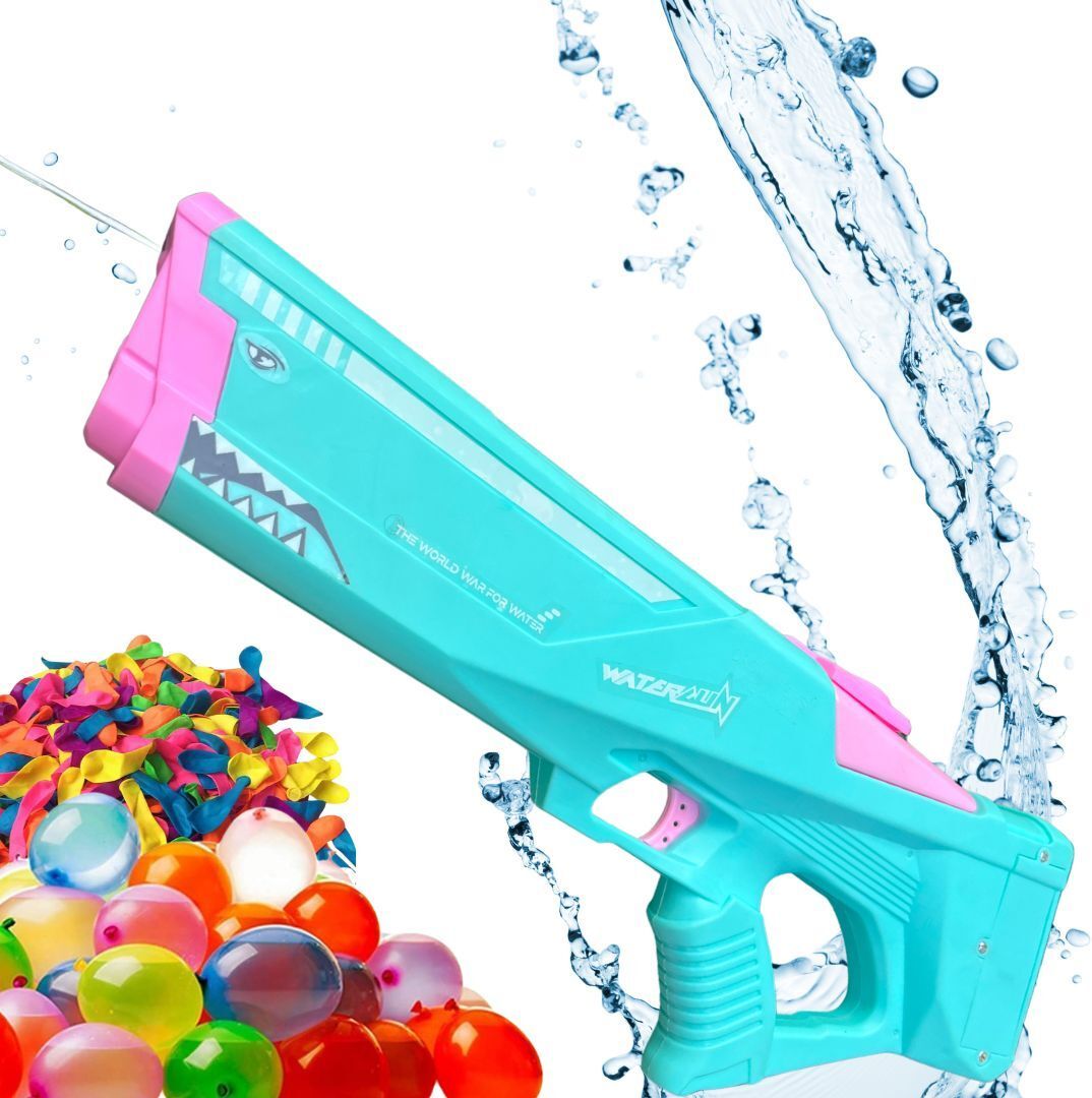 600CC Electric Water Gun for Kids Adults, Automatic Water Blaster Squirt Gun Water Gun