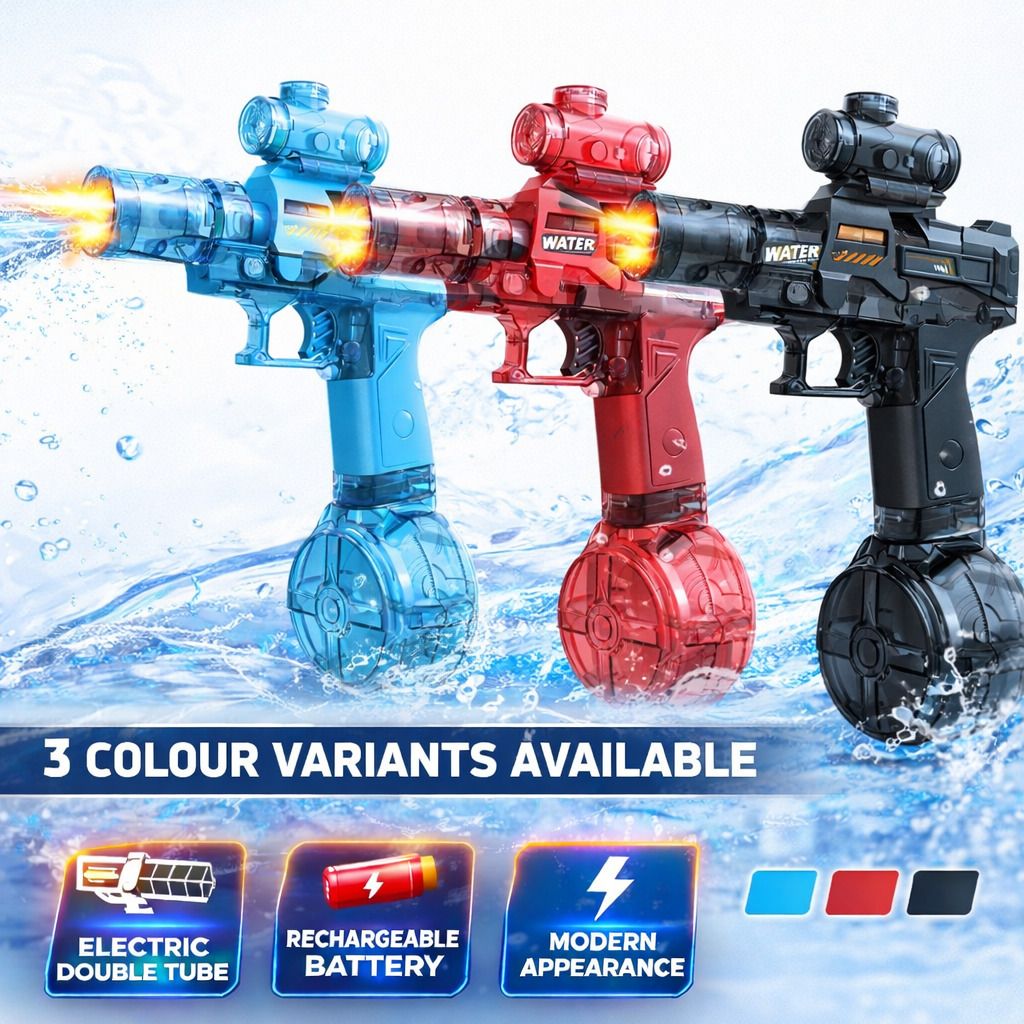 Electric Water Gun with Sensor Light I Holi Special Pitchkari Gun for Kids Water Gun