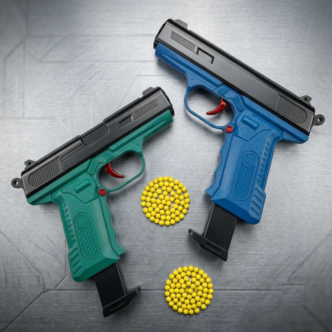 simply kart (Pack Of 2) Toy Pistol For Kids Free 100+ Bb Bullets Plastic Toy Gun Guns & Darts-picture-15