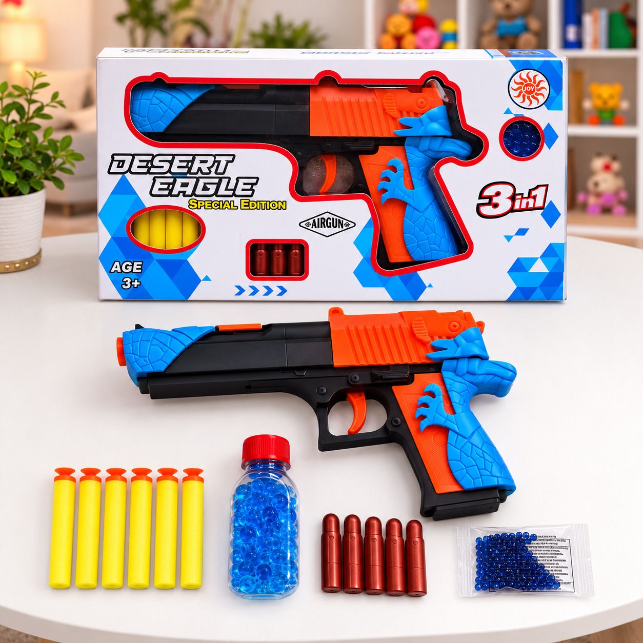 diamond spring Desert Eagle Pretend Play Toy Gun | Soft Foam & Water Bullets Guns & Darts-picture-40