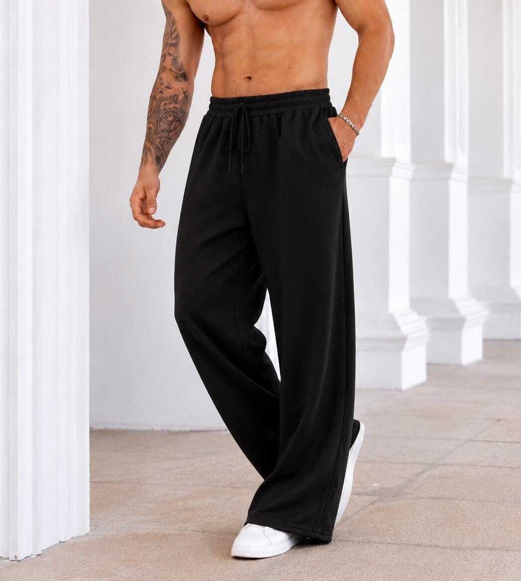 pvs trend Men Solid Black Track Pants-picture-24