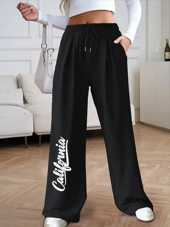 clothina Women Solid Black Track Pants-picture-14