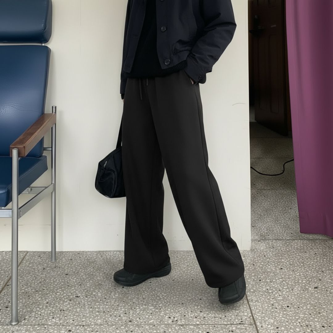 denominator Women Solid Black Track Pants-picture-38