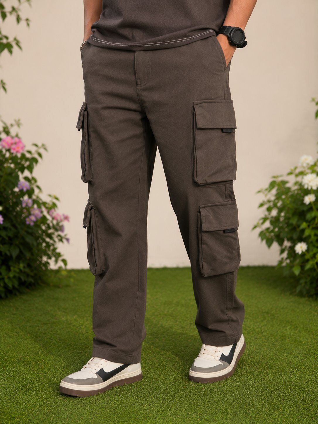 tmo Men Solid Grey Track Pants-picture-40