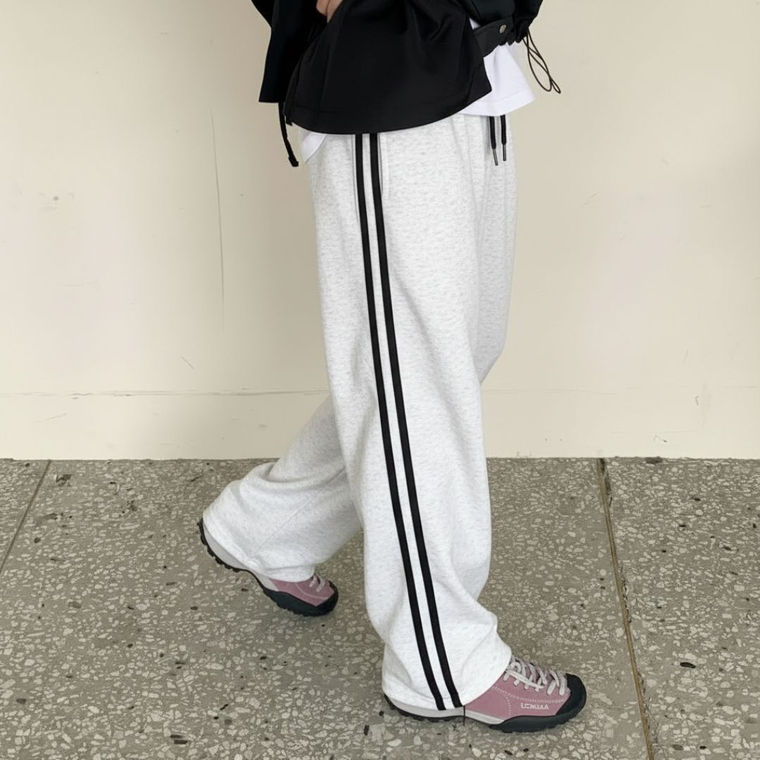 progeny Women Solid White Track Pants-picture-24