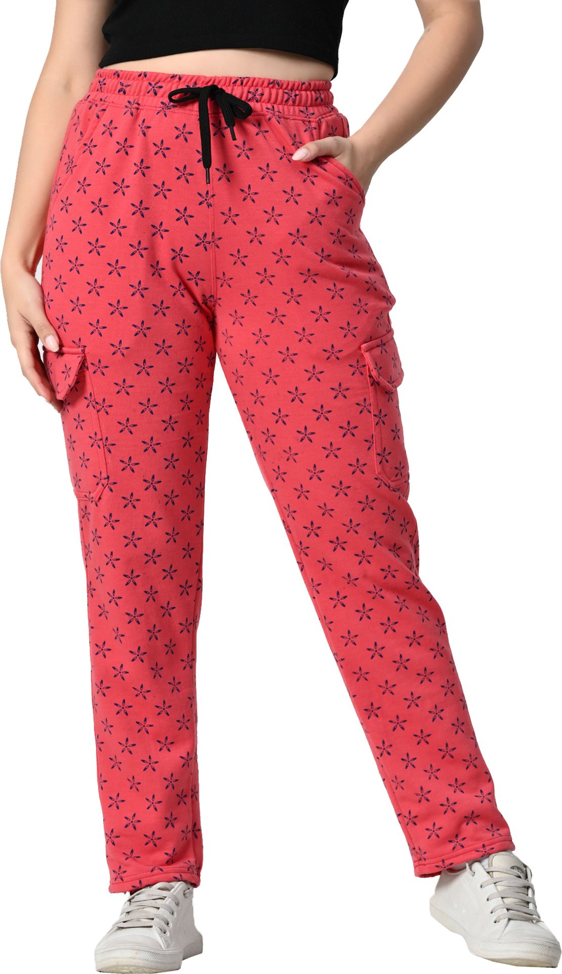 kayu Women Printed Pink Track Pants-picture-22
