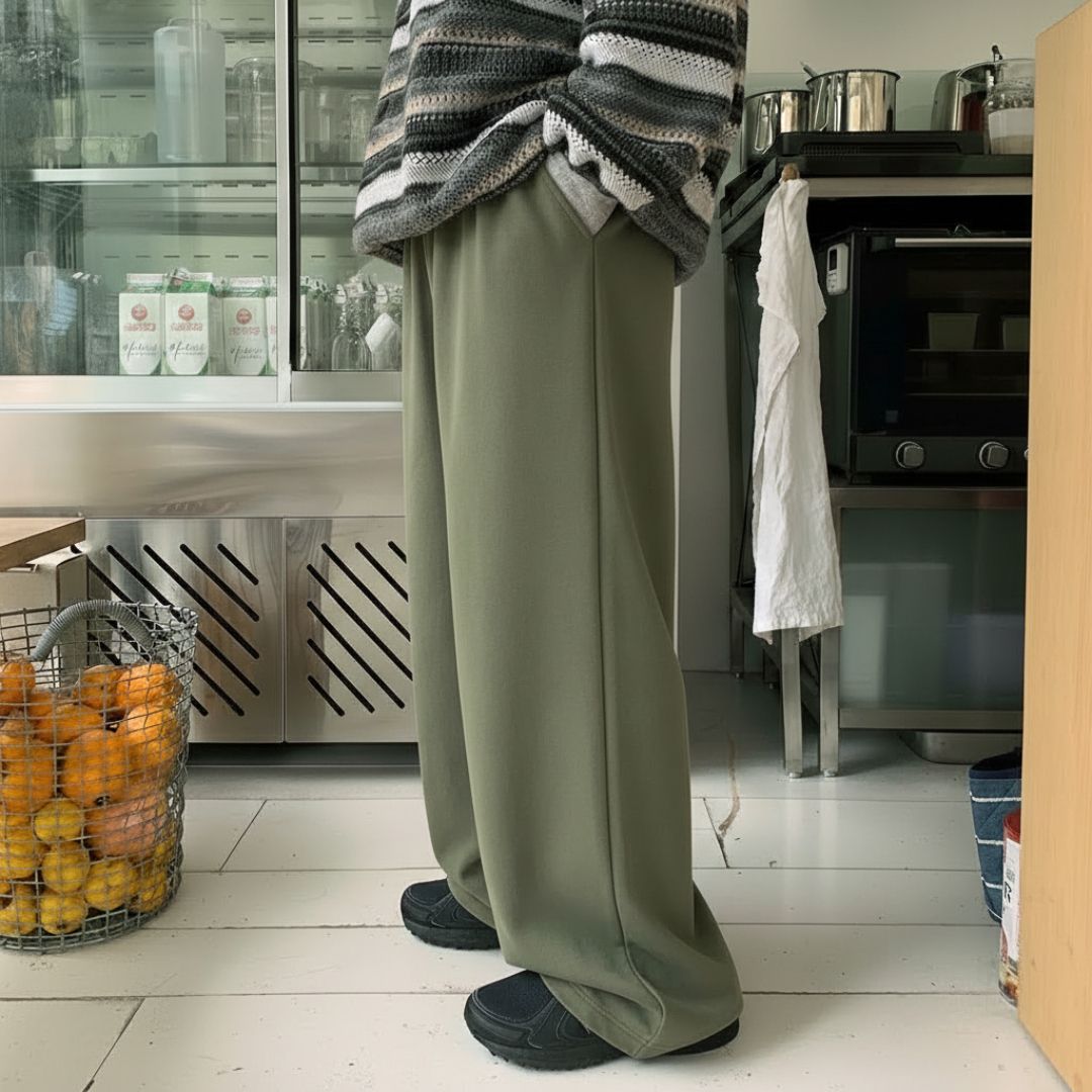 heretics Women Solid Olive Track Pants-picture-42