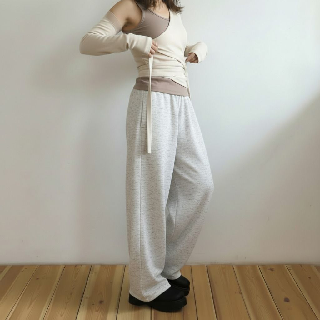 progeny Women Solid White Track Pants-picture-27