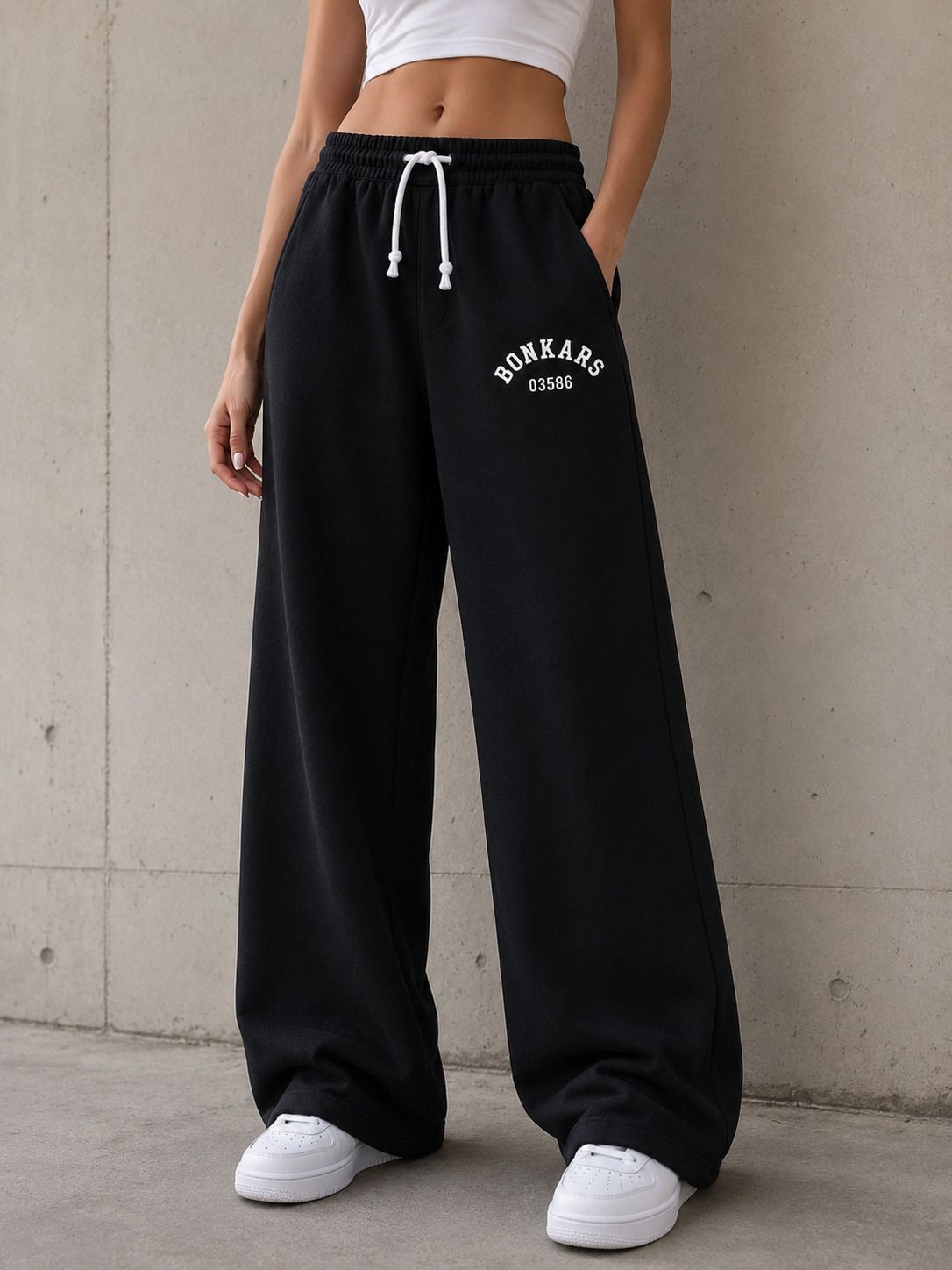 joule Women Printed Black Track Pants-picture-14