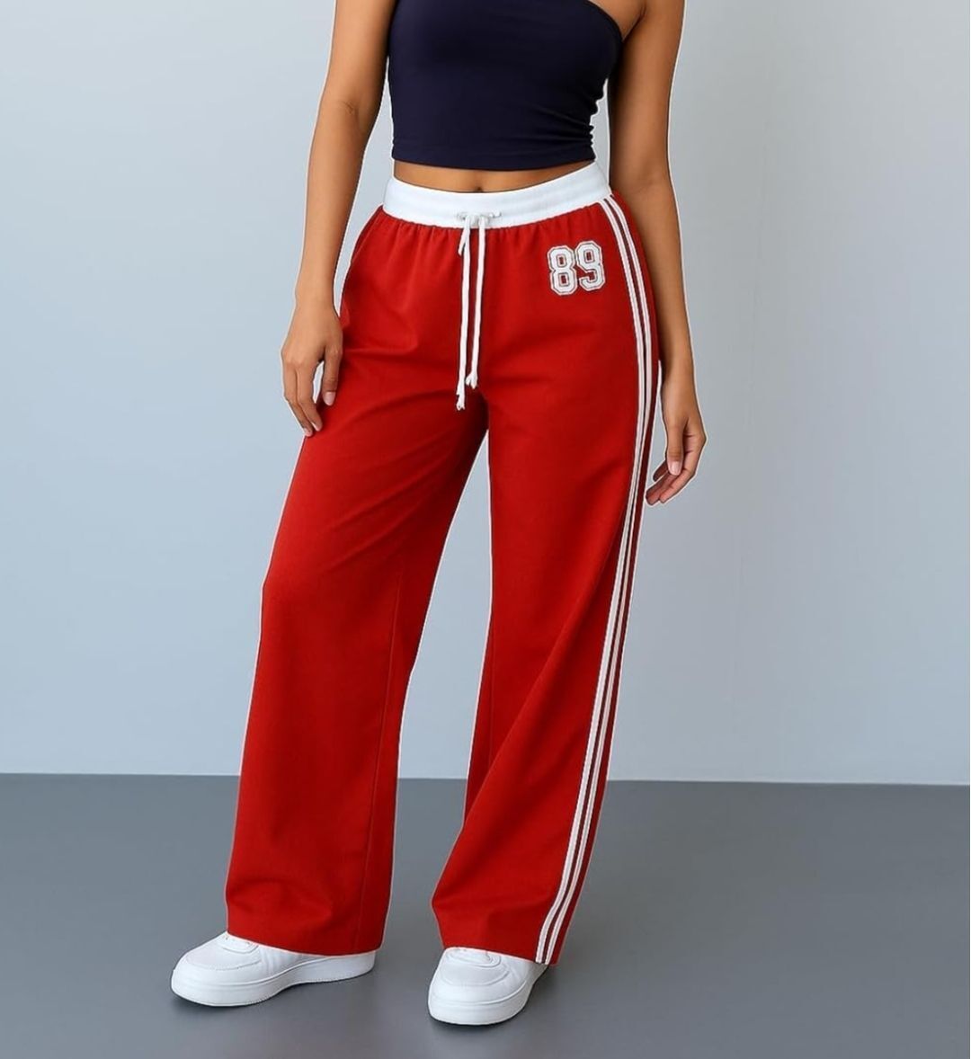 chehellfash Women Solid Red Track Pants-picture-28