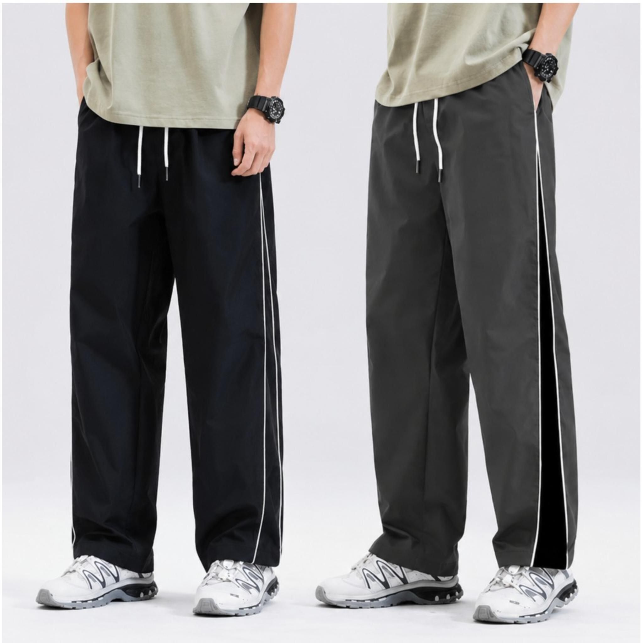 blacktail Pack of 2 Men Colorblock Black, Grey Track Pants-picture-27