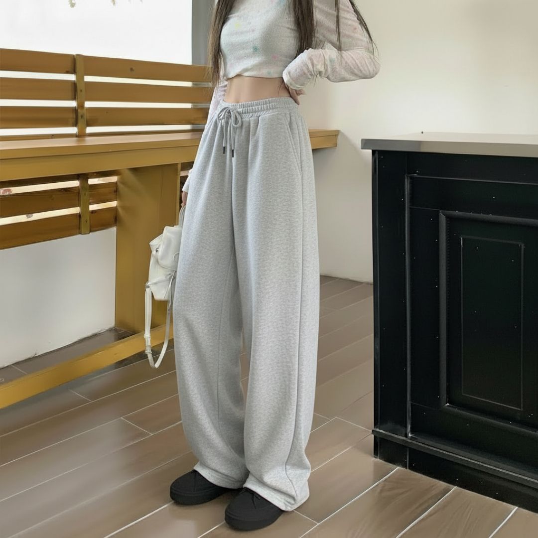 warcourt Women Solid Grey Track Pants-picture-29