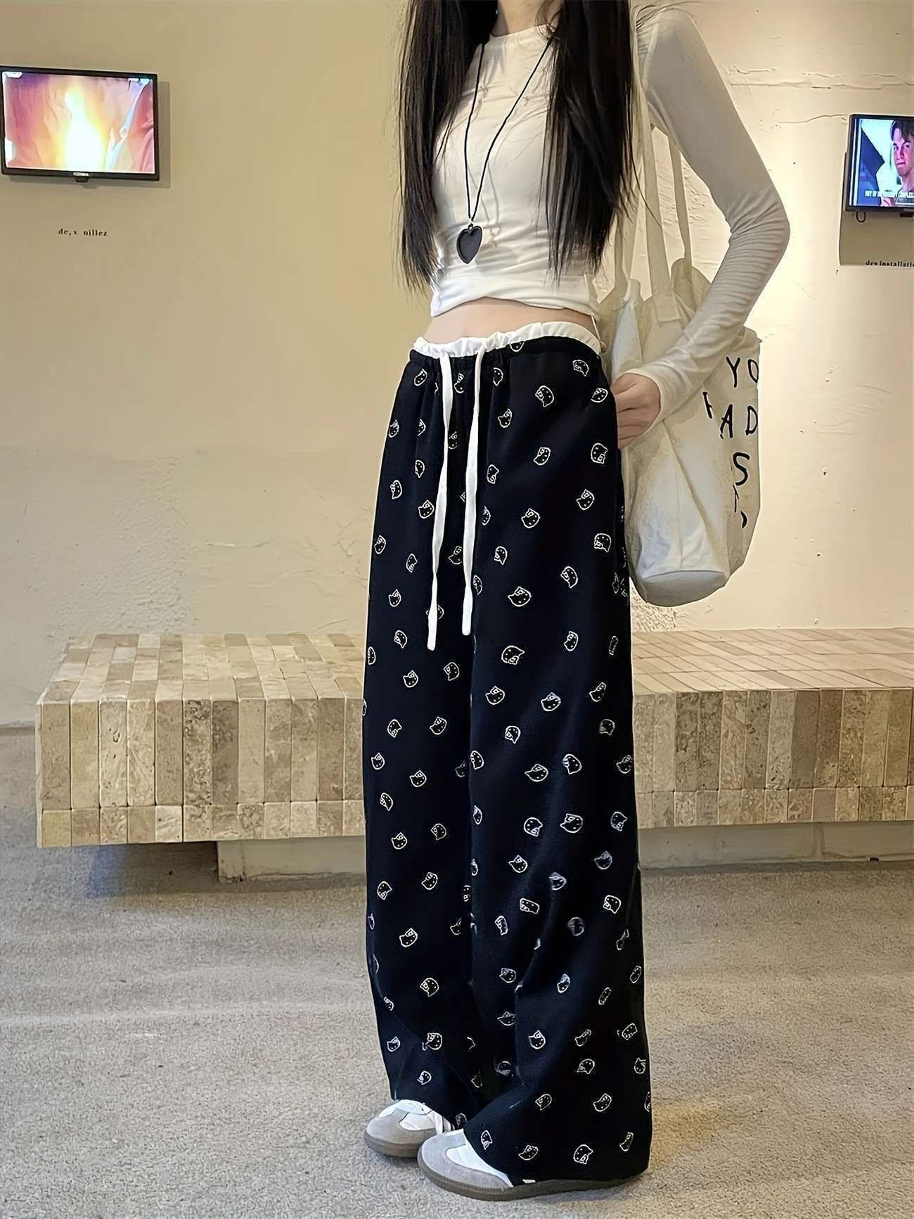 eraandedge Women Printed Blue Track Pants-picture-31