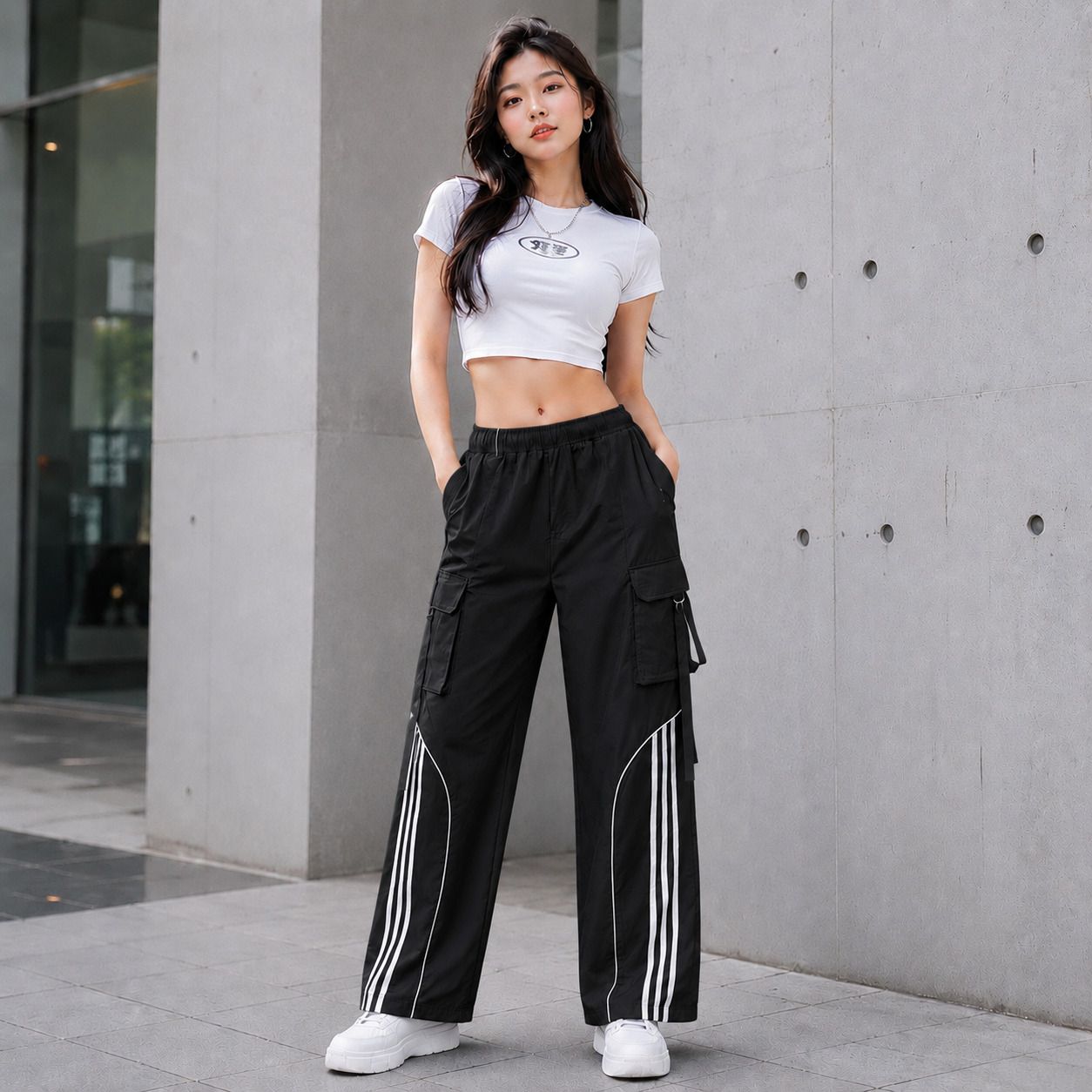 ascenso Women Solid Black Track Pants-picture-28