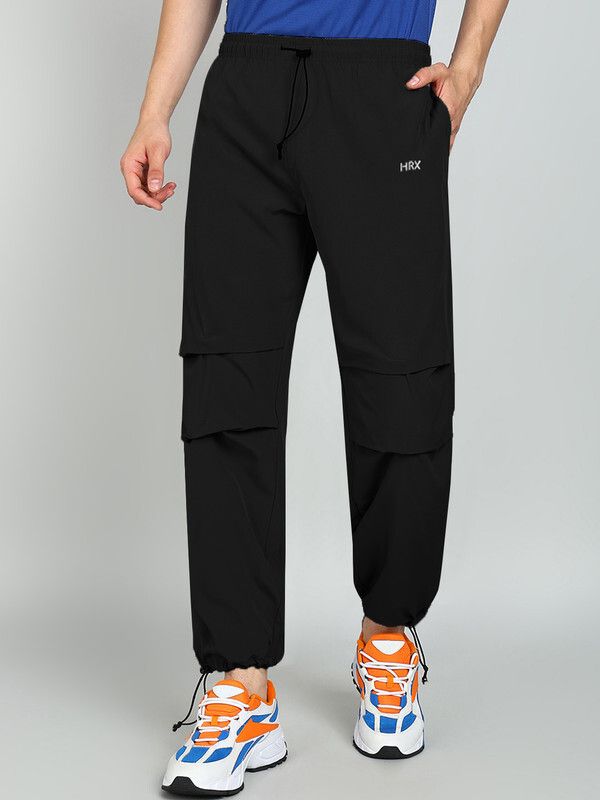 hrx by hrithik roshan Men Solid Black Track Pants-picture-17